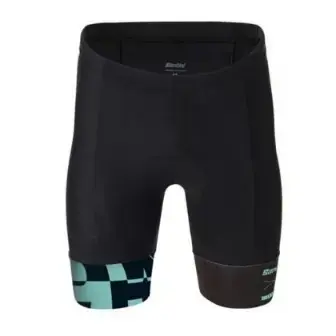 Santini Ironman Enigma Triathlon Shorts-Aqua