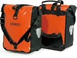 Ortlieb Sport-Roller Classic Pair Front Pannier Bag 25L - Orange/Black
