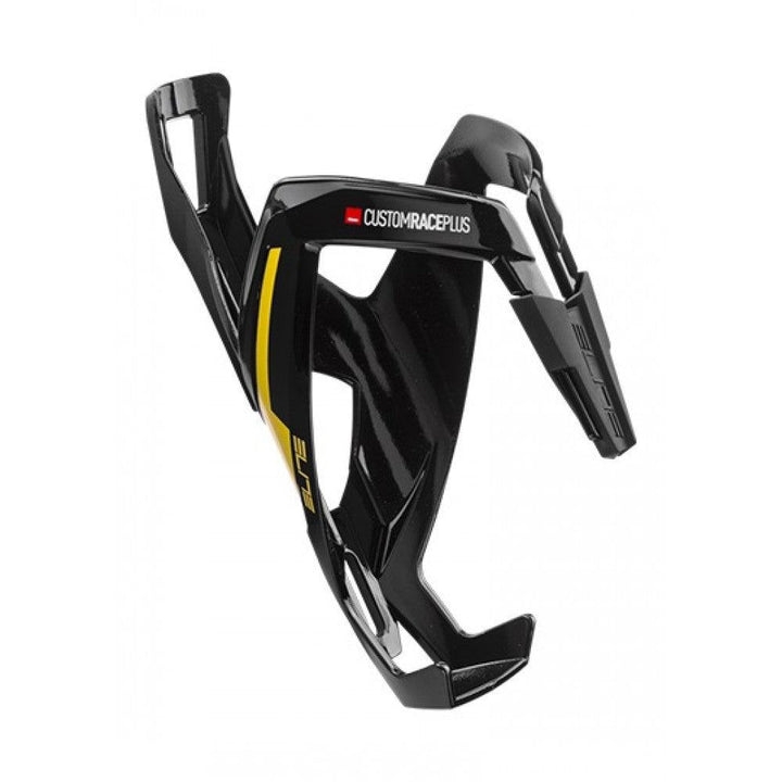 Elite Bottle cage Custom Race Plus Black Yellow Graphic