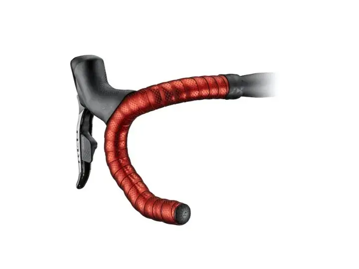 Ciclovation BT Advanced Bar Tape,POLY TOUCH_Vapor Metallic, Soul Red