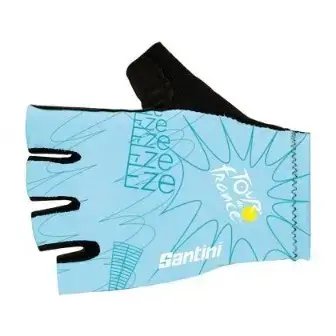 Santini Tour De France Nice Gloves-Print
