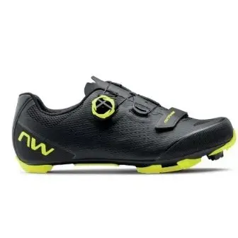 Northwave Razer 2 MTB Shoes-Black/Yellow Fluo