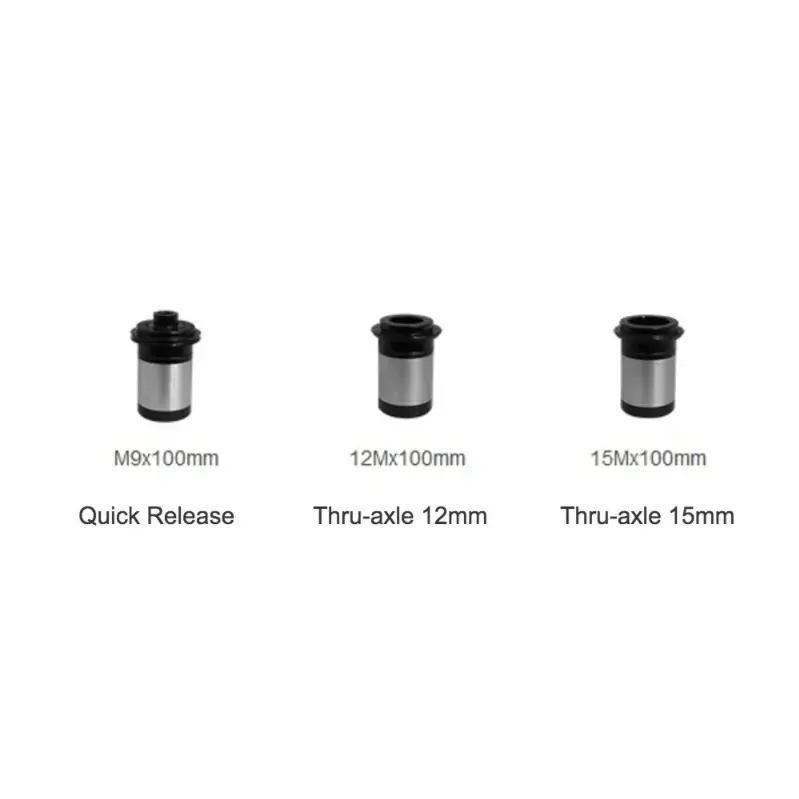 Bitex Front Hub Conversion Caps | BX207F, QR 9Mx100mm