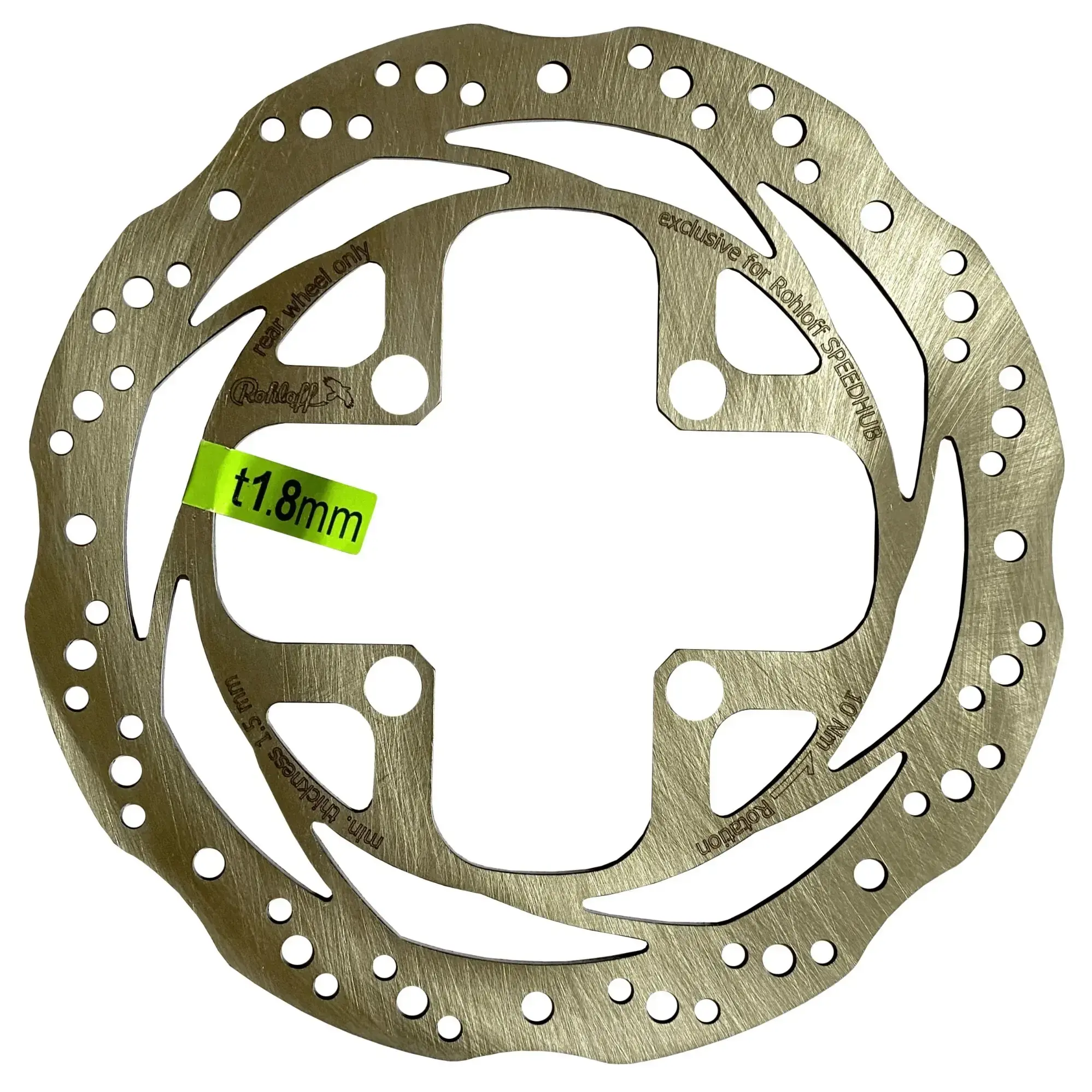 Rohloff Disc Brake Rotors | RHLF-8281 6-Bolt, for Shimano, Hayes, Formula, Avid