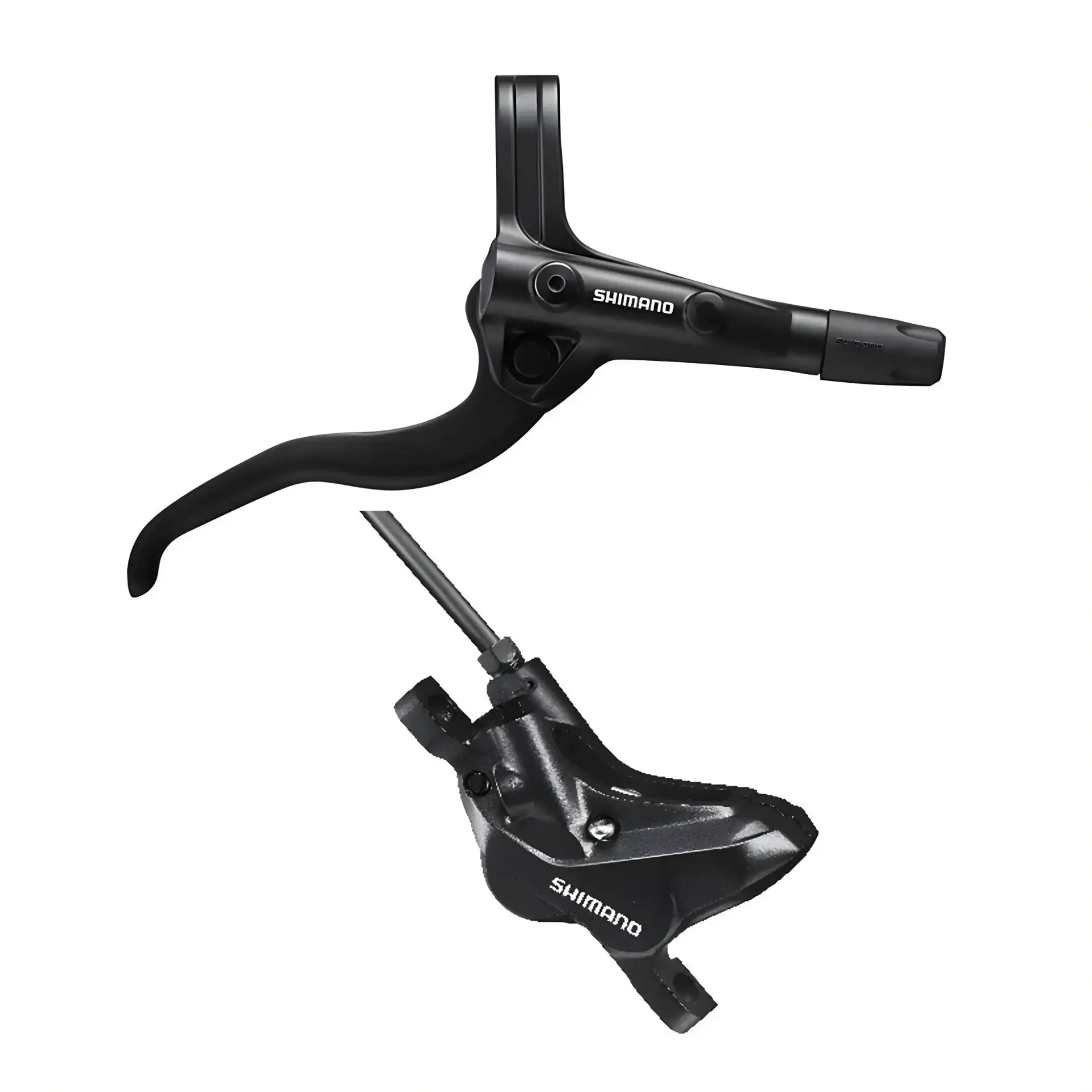 DISC BRAKE ASSEMBLED SET/J-kit,BL-MT401(R),BR-MT420(R),BLACK(BLACK LEVER), W/O ADAPTER, RESIN PAD(W/O FIN), 1700MM(SMBH9