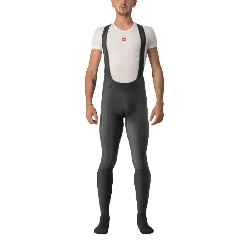 Castelli Velocissimo 5 Mens Cycling Bib Tight Black Silver Reflex