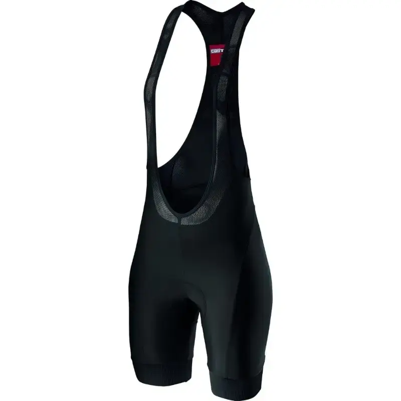 Castelli Prima Womens Cycling Bibshorts Black Dark Gray