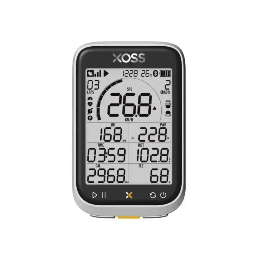 XOSS G3+ Gen3 GPS Bike Computer ANT+ Cycling Computer 40H Battery IPX7 Wireless