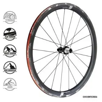 Vision SC Carbon Wheelset-40mm (Rim Brake)
