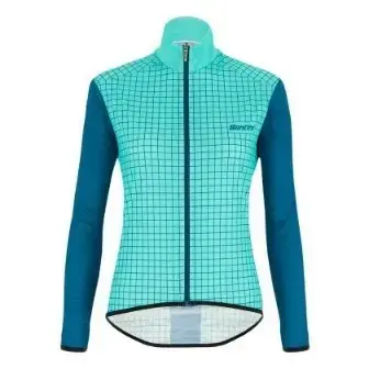 Santini Wmn Nebula Jacket-Aqua