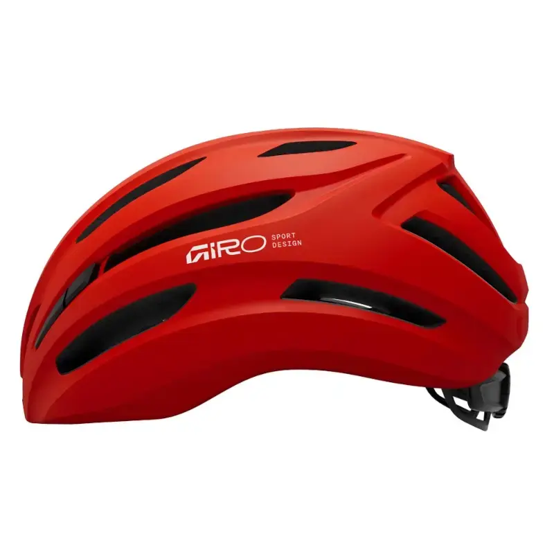 Giro Isode Il Road Cycling Helmet Matte Flame Red