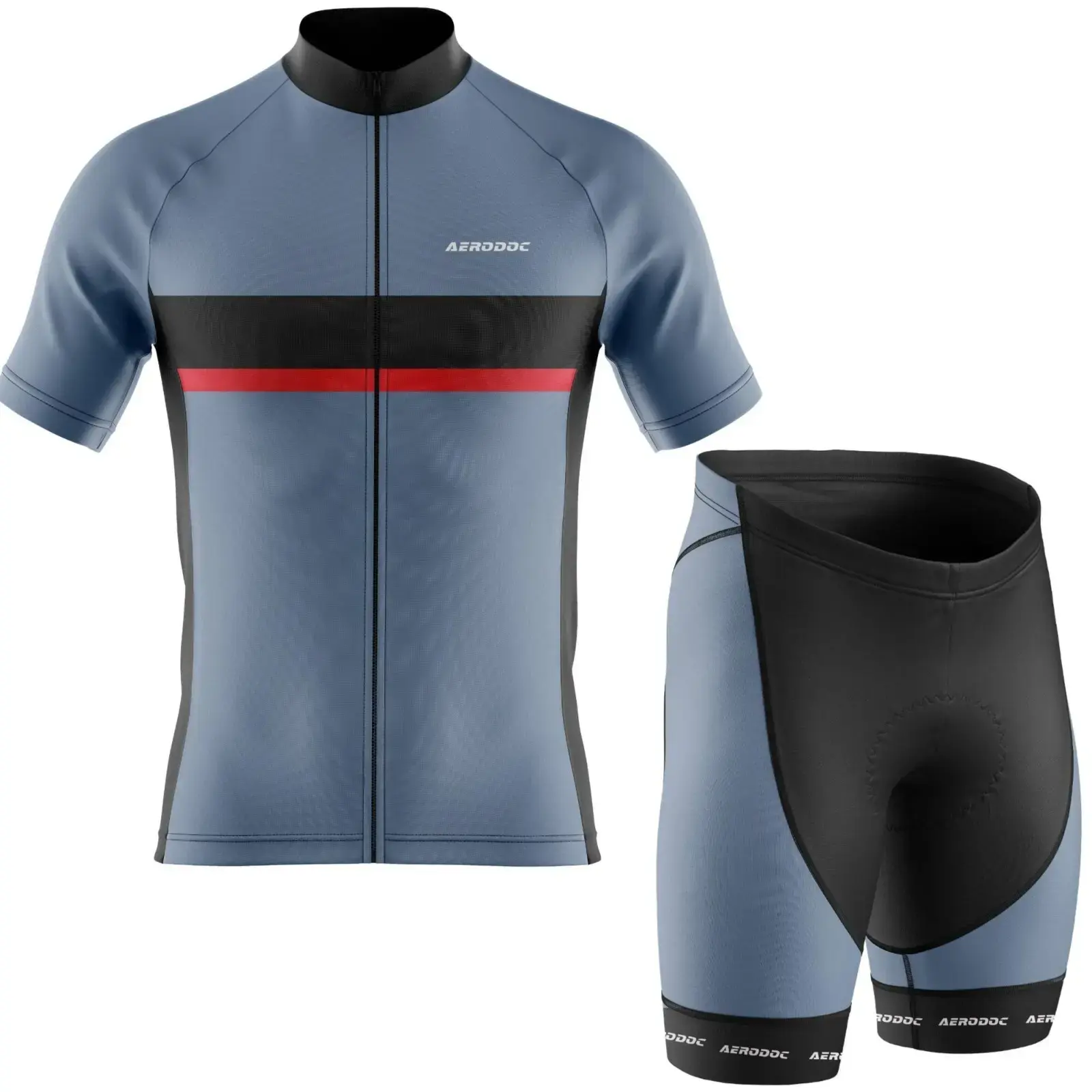 Men’s Classic Fit Cycling Jersey (Half Sleeve + Nonbib Shorts)
