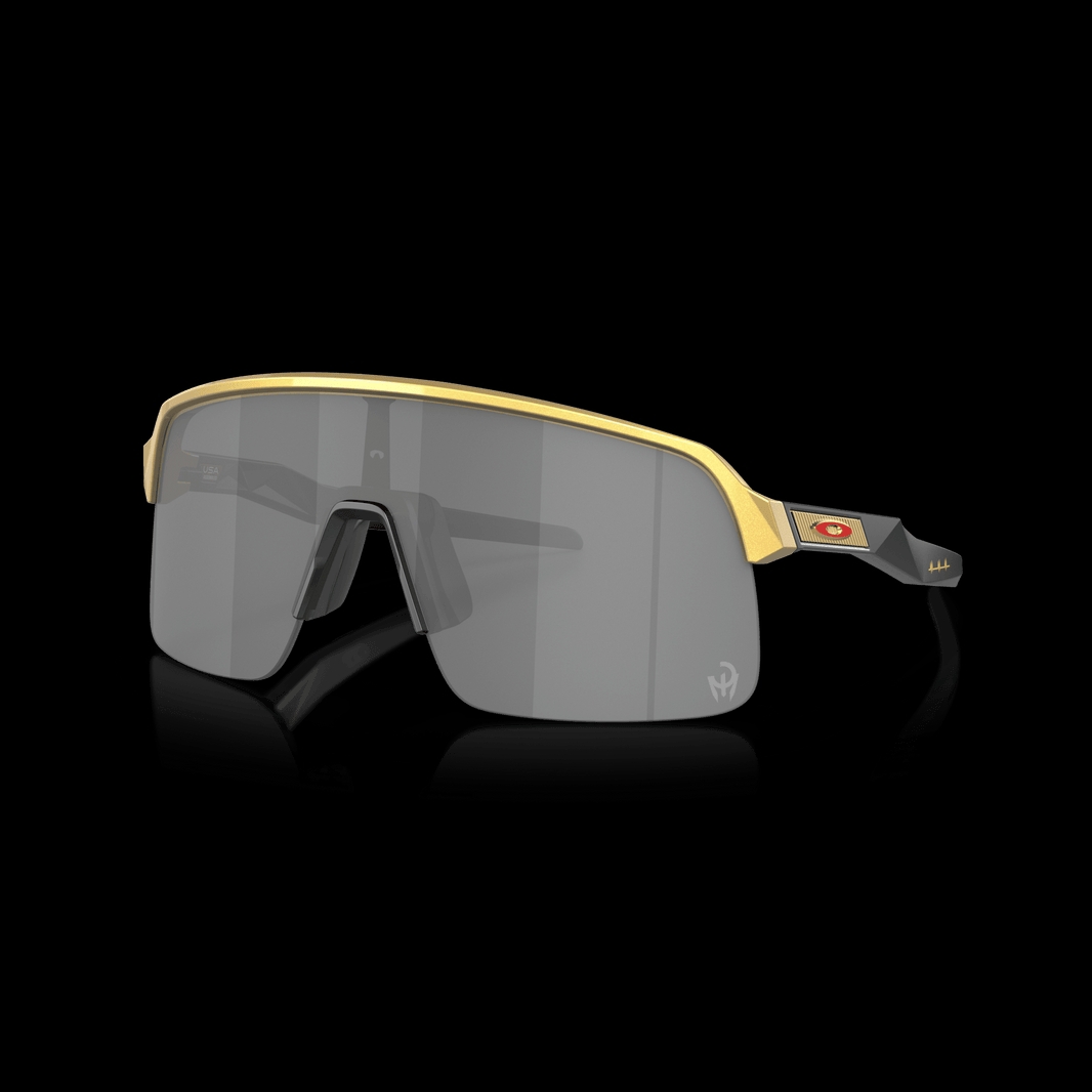 Oakley Sutro Lite Prizm Black Lenses Olympic Gold Frame