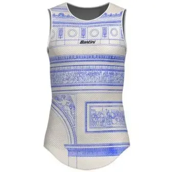 Santini Tour De France Arrivee Arc De Triomphe Baselayer-Print