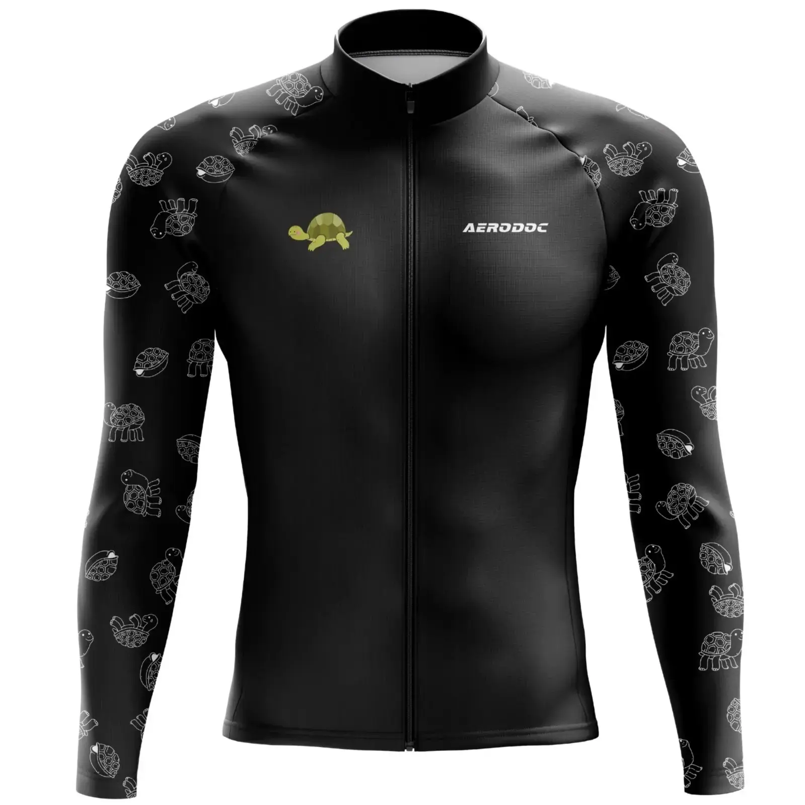 TurtleFlow Unisex Cycling Jersey & Shorts - Half/Full Sleeves & Bib/Non-bib Shorts (Full Sleeves Jersey Only)