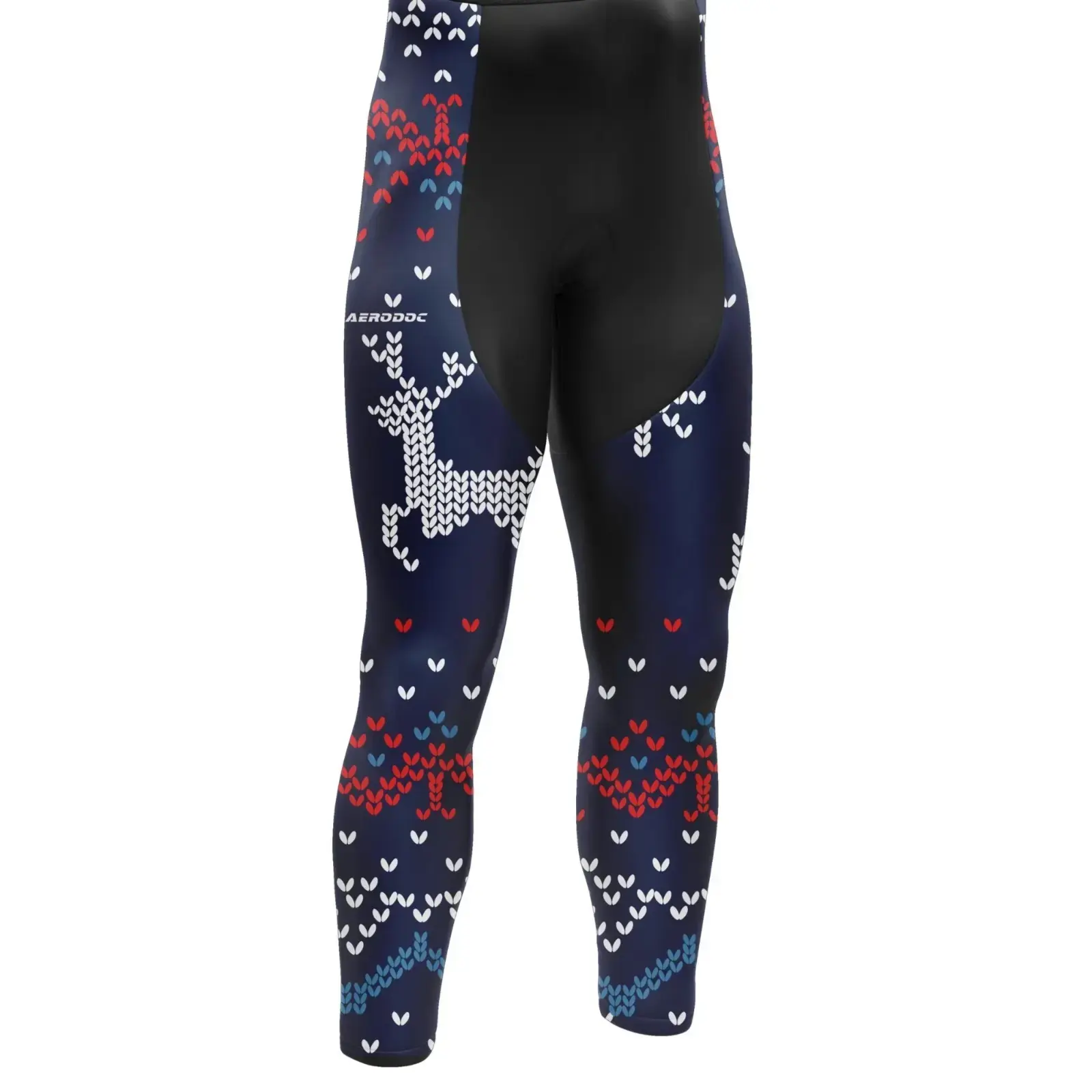 Aerodoc Sapphire Cold-Weather Cycling Jersey | Premium Winter Fleece Wool Bike Wear (Non Bib Pants Only)