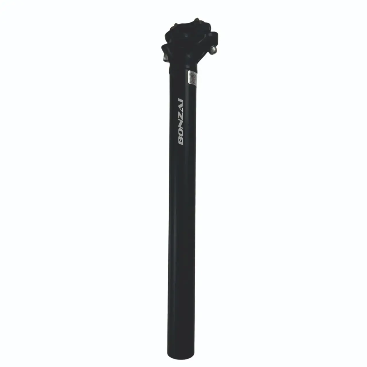 Bonzai 2-Bolt 30.4mm Aluminium Seatpost (Black) – 350mm length