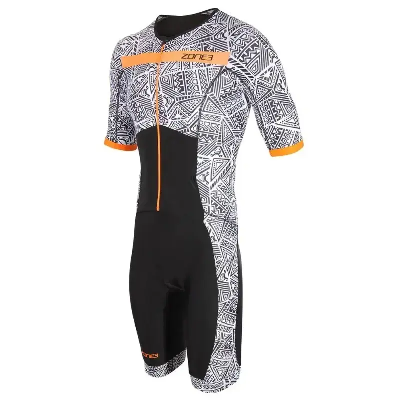 Zone3 Men’s Kona Speed Short Sleeve Full Zip Trisuit