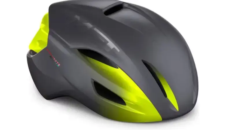 Met Manta MIPS CE gray fluo yellow | matt glossy M