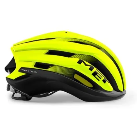Met Trenta Mips CE black fluo yellow | matt glossy S