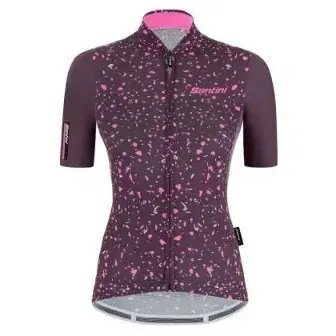 Santini Wmn Delta Pietra Jersey-Vineyard