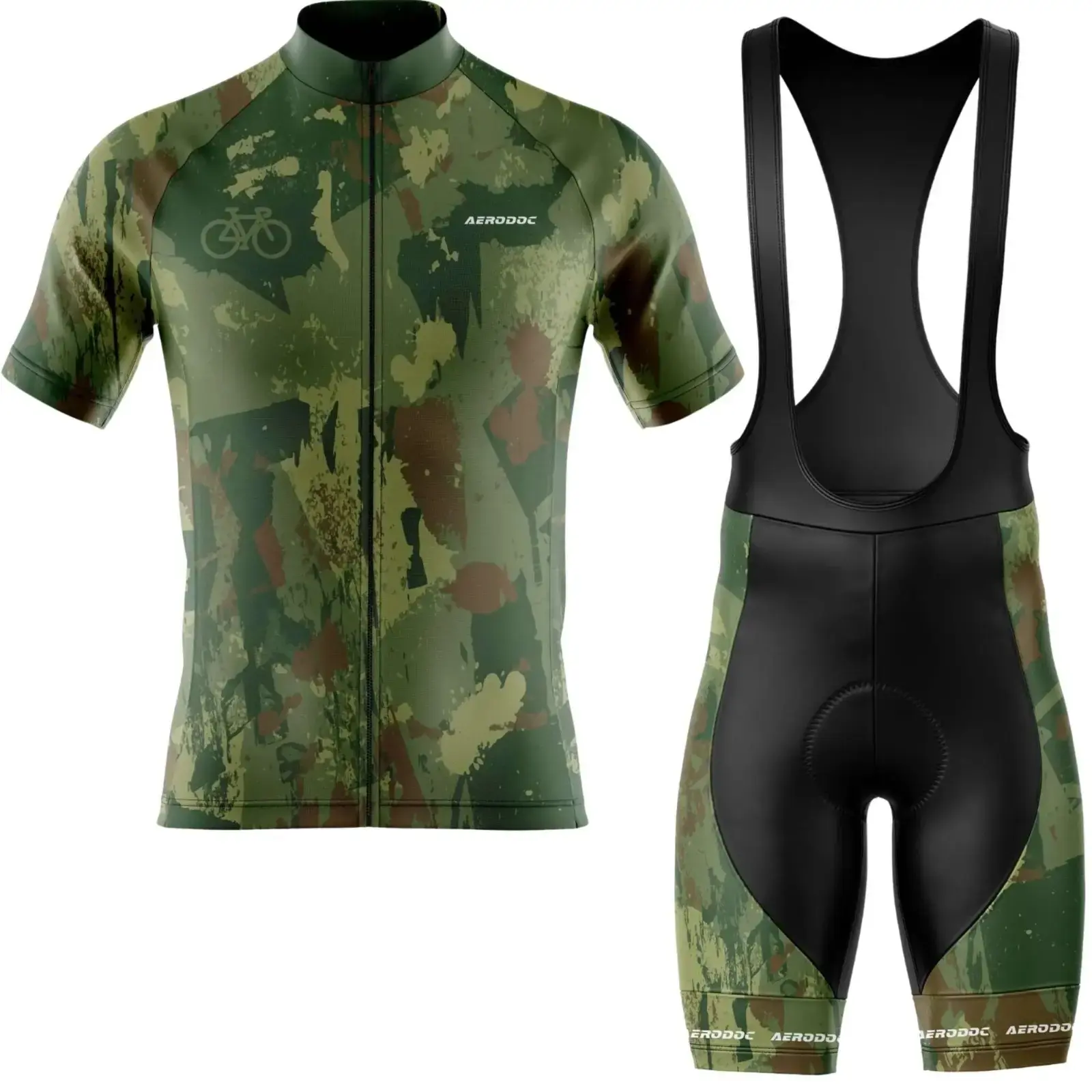 Recon Rider Military Cycling Jersey (Half Sleeve + Bib Shorts)