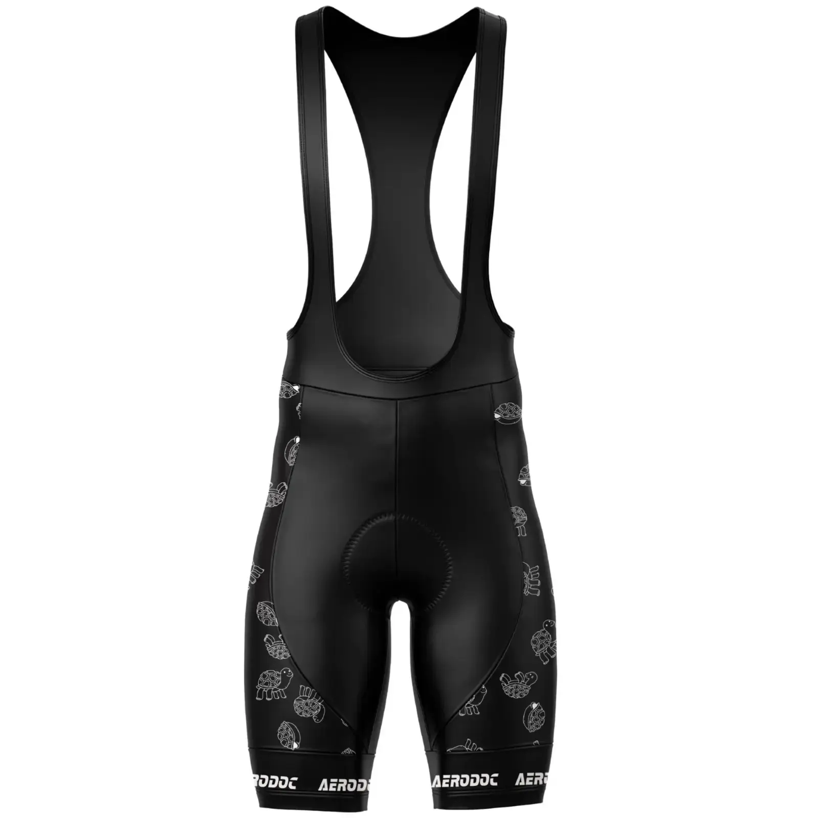 Turtle Flow Unisex Cycling bib Shorts