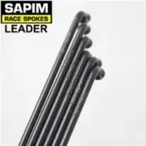 Sapim Leader Spoke J-Bend 14G 310mm - Black