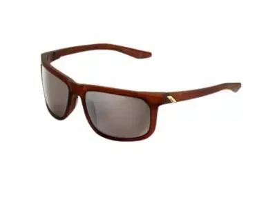 100% HAKAN Soft Tact Rootbeer HiPER® Silver Mirror Lens