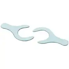 jagwire accessory for disc brake 6 bolt rotor shims, silver, blister of 20