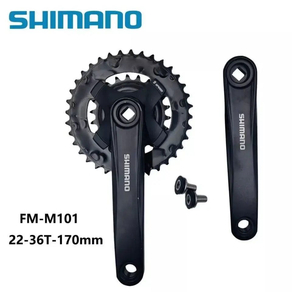 SHIMANO FC-MT101-2 MTB Crankset – 2×9-Speed