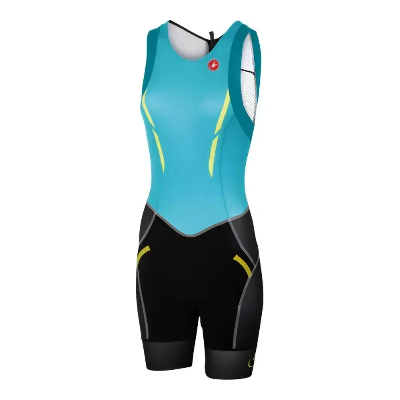 Castelli Free Womens Triathlon Suit Pastel Blue Caribbean