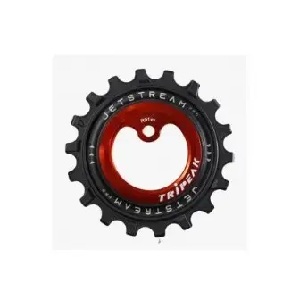 Tripeak Oversize Pulley Kit 12/18T, Ceramic Bearing (Shimano DuraAce91, 11-Spd)-Red