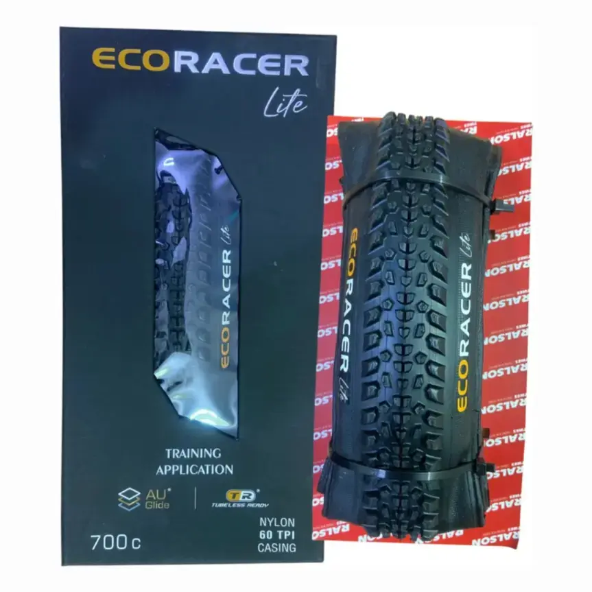 Ecoracer Lite Foldable Tubeless Ready Training Tyre (Size 700x40C) for Bicycle