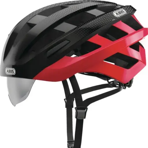 Buy ABUS In-Vizz Helmet Red Comb M Buy ABUS In-Vizz Helmet Red Comb M