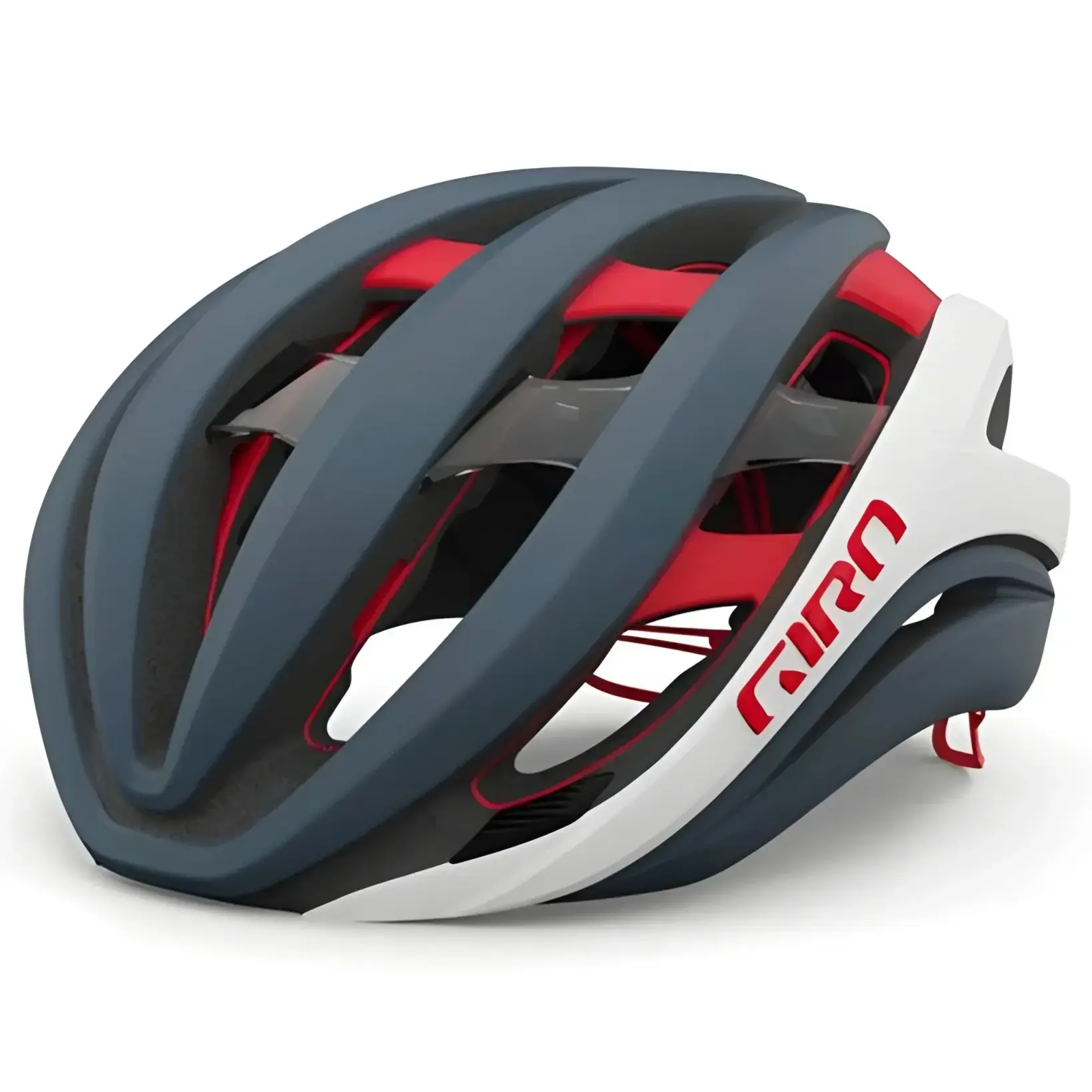 Giro Aether Spherical Mips Road Cycling Helmet Matte Portaro Grey White Red