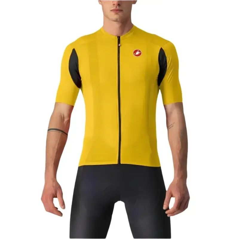 Castelli Superleggera 2 Mens Cycling Jersey Saffron