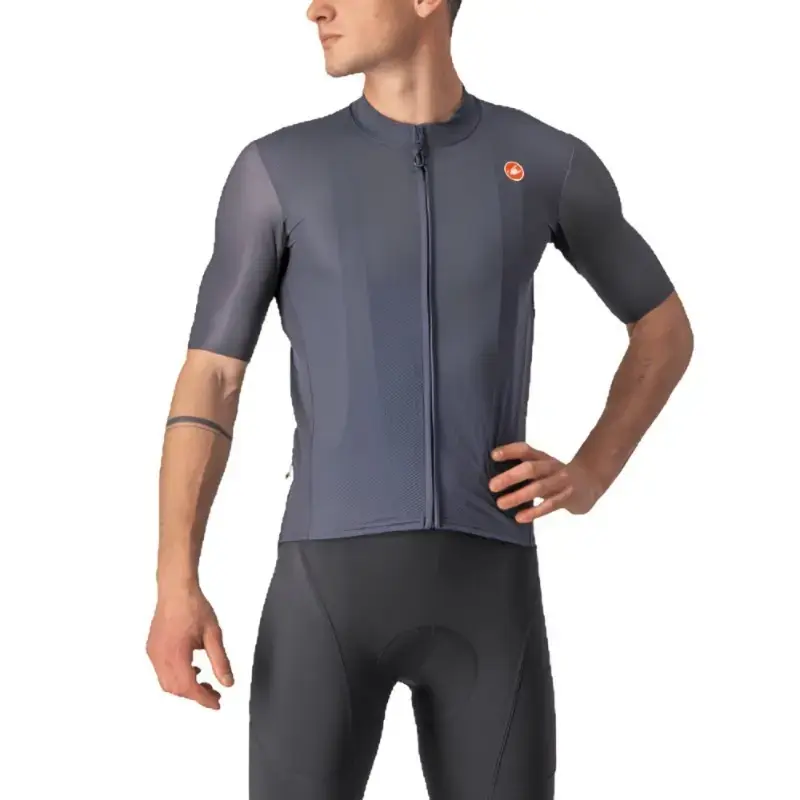 Castelli Endurance Elite Mens Cycling Jersey Dark Gray