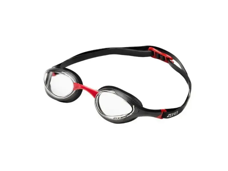 Zone3 Volare Racing Goggles (Clear Lens) - Black/Red