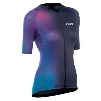 Northwave Wmn Blade Jersey-Black/Iridescent