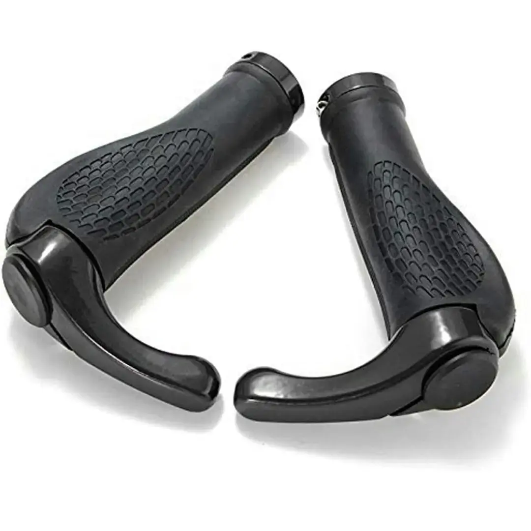 Pair Multi-Position Bicycle Bike Bar Ends Handlebar Grips Bicycle Handle Grip