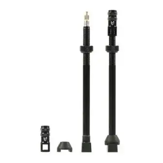 Effetto Mariposa Caffelatex Tubeless Valves (100mm)-Black (Pack Of 2)