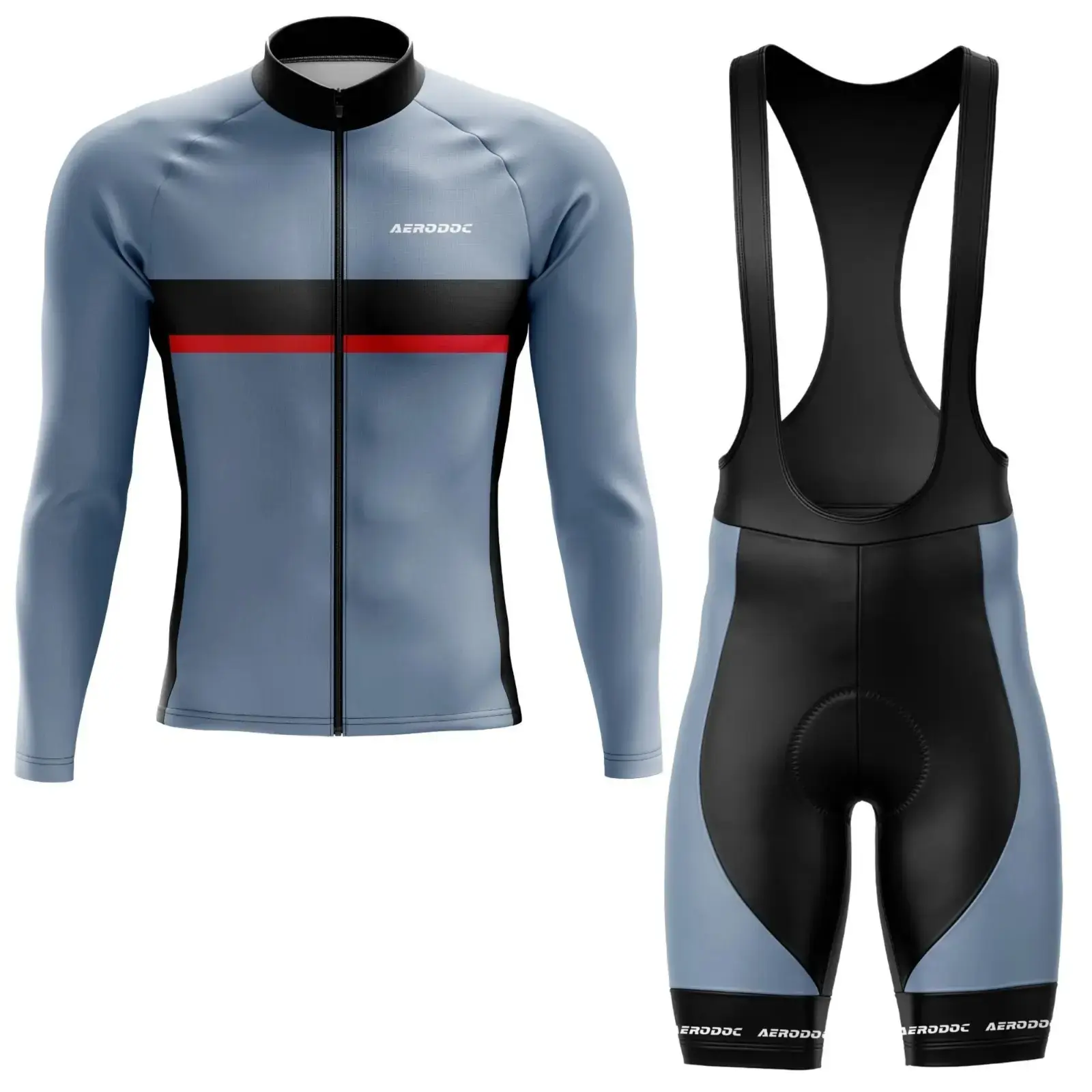 Men’s Classic Fit Cycling Jersey (Full Sleeve + Bib Shorts)