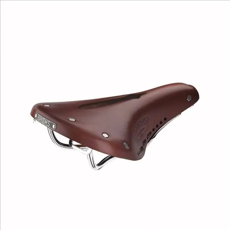 Brooks b17 carved short saddle brown