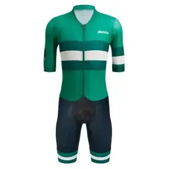 Santini Viper Bengal Skinsuit-Green