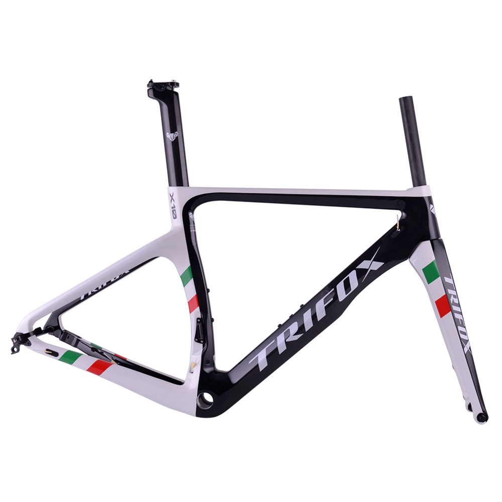 Carbon Road Bike Frame X10, white