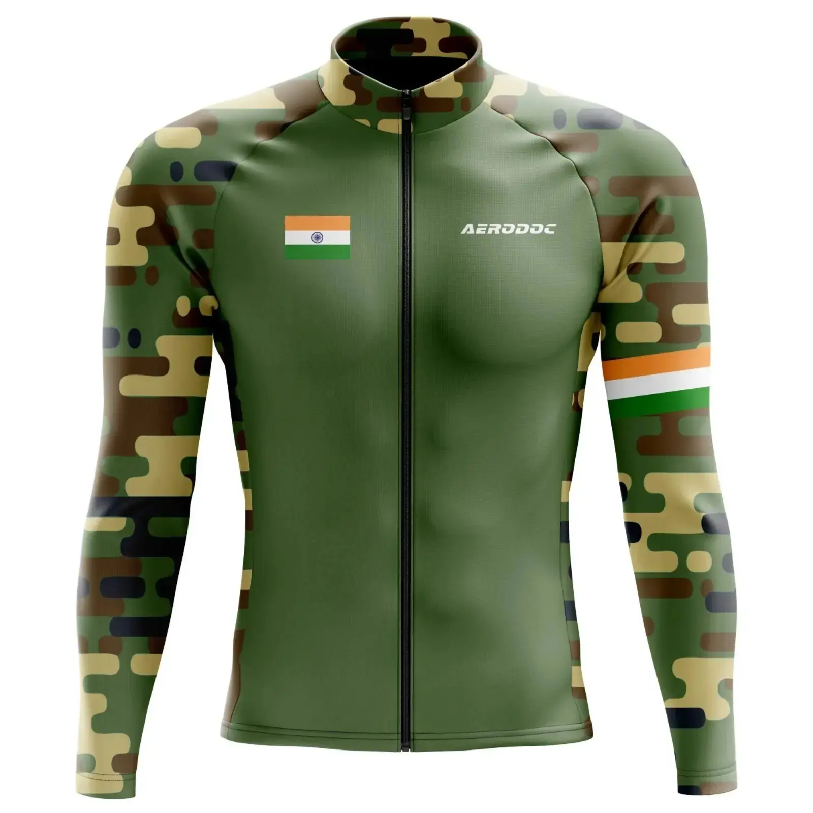 Indian Army Camouflage Cycling Jersey (Full Sleeve Jersey Only)