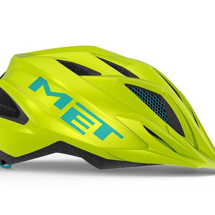 Met Crackerjack Kids Cycling Helmet Fluo Yellow Matt