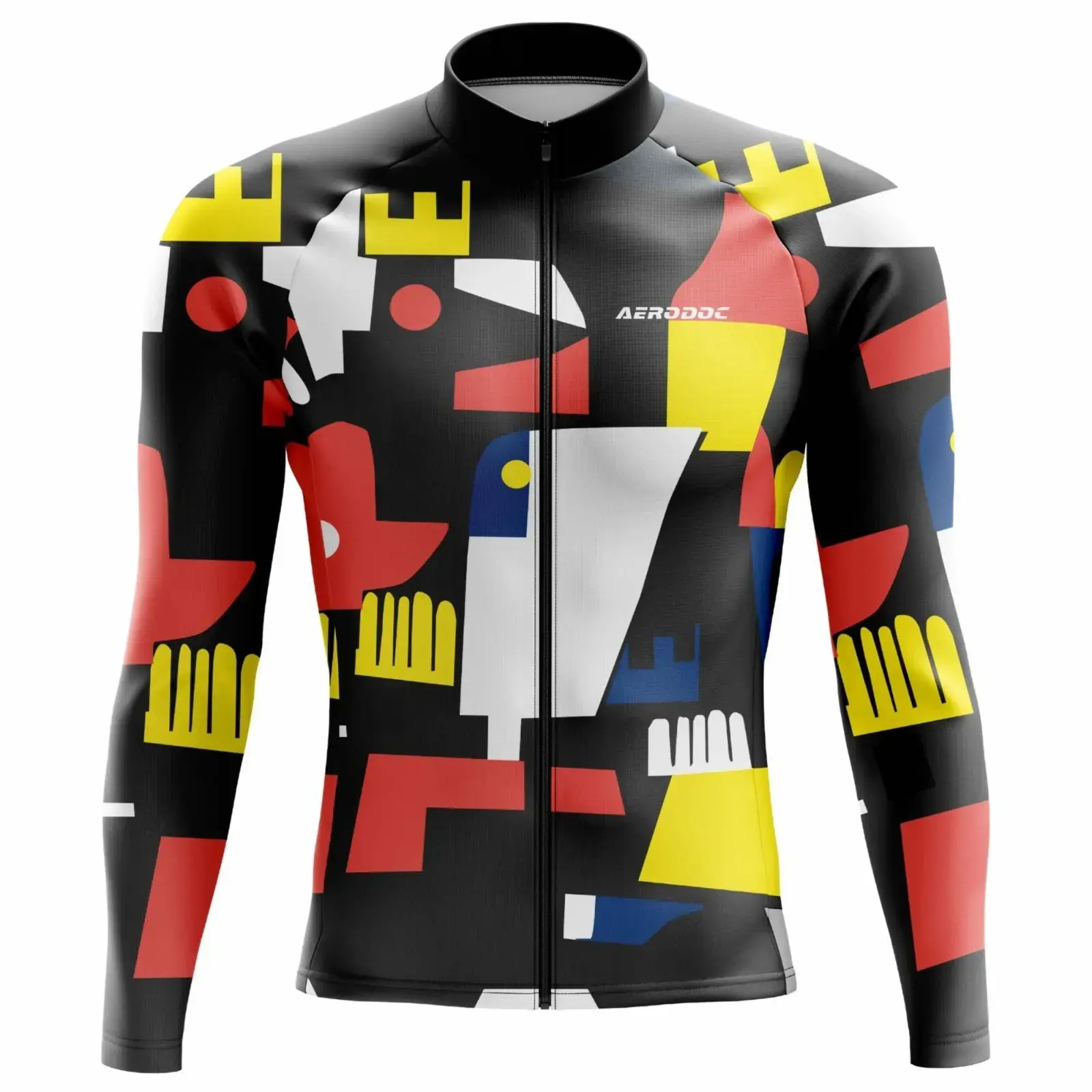 Abstract Shift Cycling Jersey (Full Sleeve Jersey)