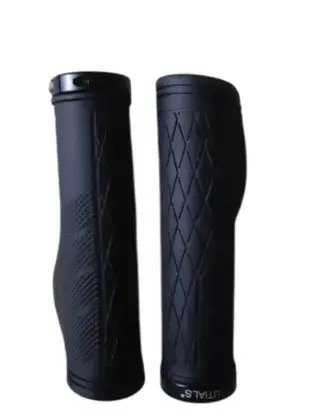 Krutials Bicycle Grips with Alloy Ring KRHG-06